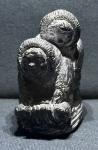 Edmund Wolf Inuit Family Carving Sculpture
