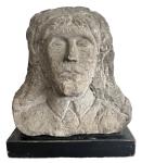 Antique Inuit Carved Stone Bust from 1800s