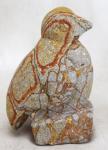 Stone Bird Folk Art Sculpture - 4.375" Tall