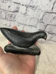 Signed Vintage Inuit Soapstone Bird Carving