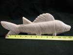 Hand Carved Onyx Stone Fish Sculpture