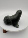 Eskimo Seal Carving, Signed, 1979, Alaska