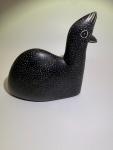 Hand Carved Soapstone Bird Sculpture for Decor