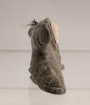 Chupak Juneau Soapstone Eskimo Hunter Carving