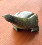 Inuit Hand Carved Serpentine Bird Sculpture