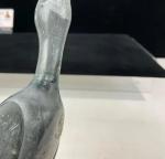 Hand Carved Inuit Soapstone Duck Sculpture