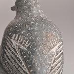 Inuit Gray Stone Bird Sculpture from Alberta