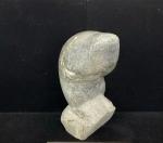 Hand Carved Inuit Soapstone Sculpture by Adamie