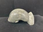 Hand Carved Inuit Soapstone Sculpture by Adamie