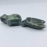 Soapstone Inuit Animal Figures - Bear & Seal