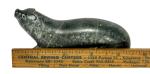 Hand Carved Inuit Soapstone Otter Art Piece