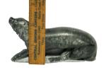 Hand Carved Inuit Soapstone Otter Art Piece
