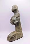 Inuit Mother and Baby Soapstone Sculpture