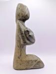 Inuit Mother and Baby Soapstone Sculpture