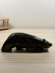 Inuit Soapstone Polar Bear Carving - Signed