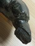 Inuit Soapstone Polar Bear Carving - Signed