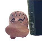 Hand Carved Hippo Sculpture - Inuit Folk Art