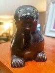 Inuit Hand-Carved Soapstone Seal or Sea Lion