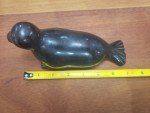 Inuit Hand-Carved Soapstone Seal or Sea Lion
