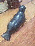 Inuit Hand-Carved Soapstone Seal or Sea Lion