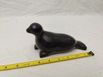 Inuit Hand-Carved Soapstone Seal or Sea Lion