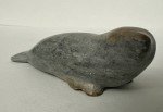 Handcrafted Inuit Soapstone Seal Carving 4.25”