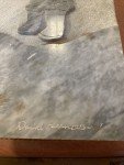 David R. Signed 14"x10" Inuit Marble Sculpture