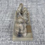 Glenys Peach Inuit Dog Sled Team Carving