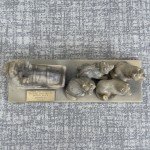 Glenys Peach Inuit Dog Sled Team Carving