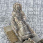 Glenys Peach Inuit Dog Sled Team Carving