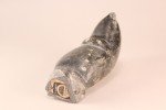 Inuit Soapstone Seal and Otter Carving