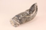 Inuit Soapstone Seal and Otter Carving