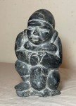 Antique Ada Eyetoaq Soapstone Inuit Art Sculpture