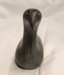 Signed Inuit Soapstone Loon Bird Sculpture