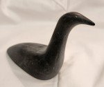 Signed Inuit Soapstone Loon Bird Sculpture