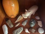 Inuit Stone Face Carving Tribal Art Sculpture