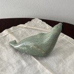 Signed Vintage Inuit Soapstone Seal Carving