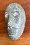 Inuit Stone Face Carving Tribal Art Sculpture