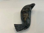 Inuit Soapstone Seal Carving - 8 Inches Long