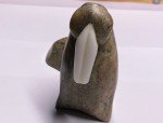 Walrus Soapstone Inuit Art Carving