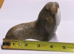 Walrus Soapstone Inuit Art Carving