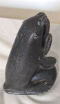 Signed ILA Inuit Stone Seal Carving 1990