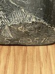 Inuit Male Head Stone Carving, Signed & Dated