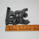 Inuit Soapstone Hunter with Bear Sculpture