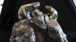 Inuit Hand-Carved Lava Stone Bear Bookends
