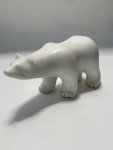 Vintage 1960s Inuit Marble Polar Bear Sculpture