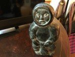 Signed Inuit Marble Sculpture - 6.25 Inches