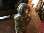 Signed Inuit Marble Sculpture - 6.25 Inches