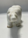 Vintage 1960s Inuit Marble Polar Bear Sculpture