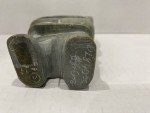Vintage Inuit Soapstone Carving of Eskimo Man